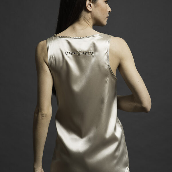 Γυναικεία μπλούζα σατέν μπεζ Satin Blouse