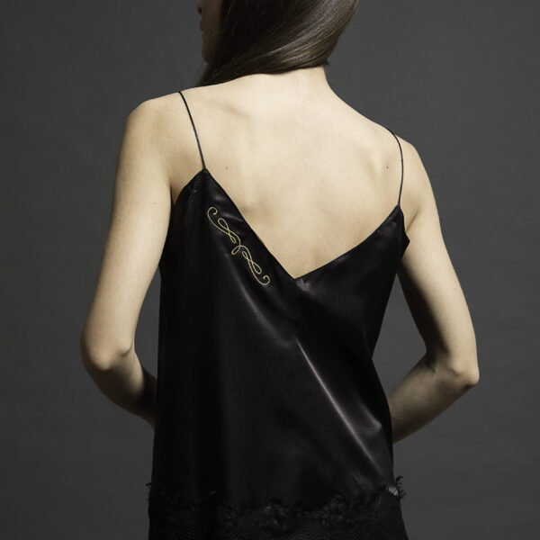 Γυναικείο μπλουζάκι σατέν Lingerie