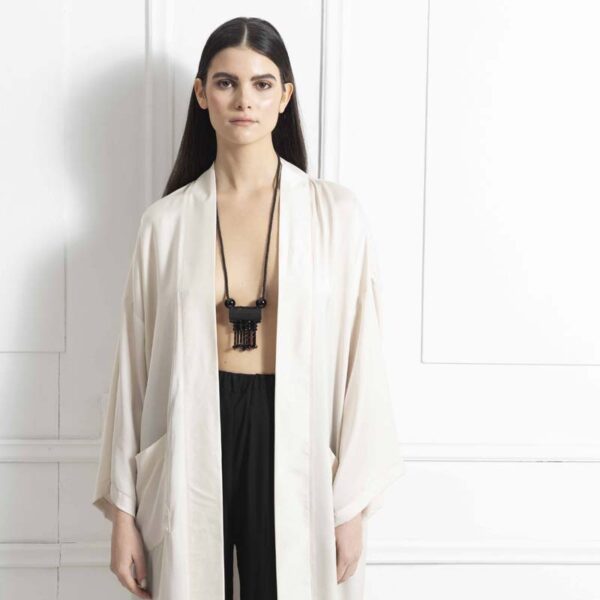 Κολιέ μαύρα κρύσταλλα