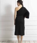 Γυναικεία μπλούζα One shoulder black